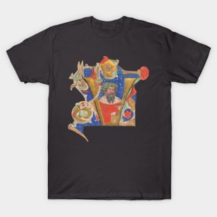 Illuminated Initial V T-Shirt